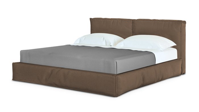 Кровать Латона 180х200 коричневого цвета