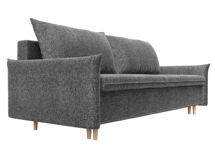 Прямой диван-кровать Хьюстон серого цвета - лучшие Прямые диваны в INMYROOM