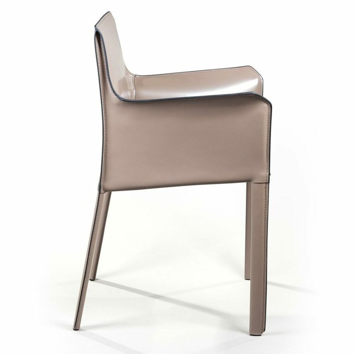 Стул с подлокотниками Barrie цвета капучино - лучшие Обеденные стулья в INMYROOM