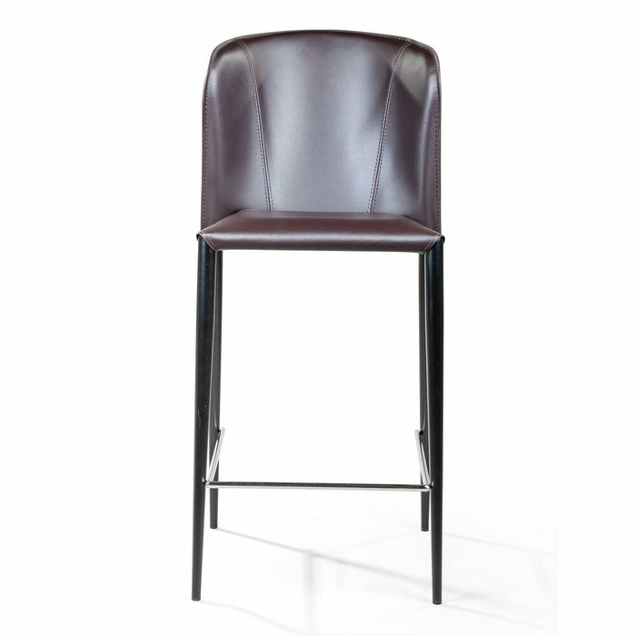 Полубарный стул Albert темно-коричневого цвета  - купить Барные стулья по цене 32900.0