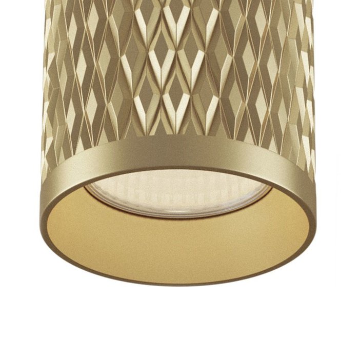 Потолочный светильник Alfa золотого цвета - лучшие Потолочные светильники в INMYROOM