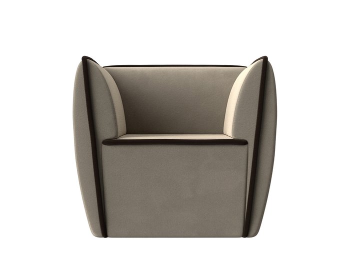 Кресло Бергамо бежевого цвета - купить Интерьерные кресла по цене 21999.0