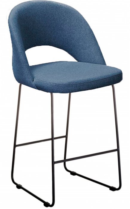 Барный стул Lars синего цвета