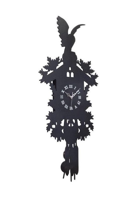 Настенные часы с маятником "Domestic Puzzle Black I" - купить Часы по цене 10115.0