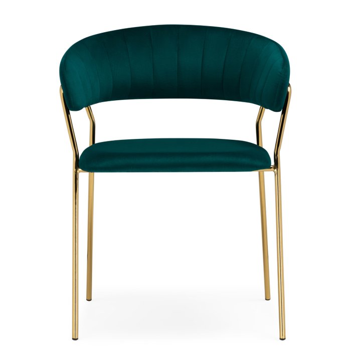 Стул Kamelia 1 темно-зеленого цвета - купить Обеденные стулья по цене 8010.0