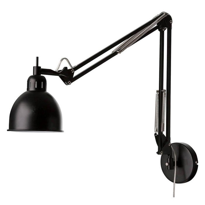 Лампа настенная Job черного матового цвета - купить Бра и настенные светильники по цене 16100.0