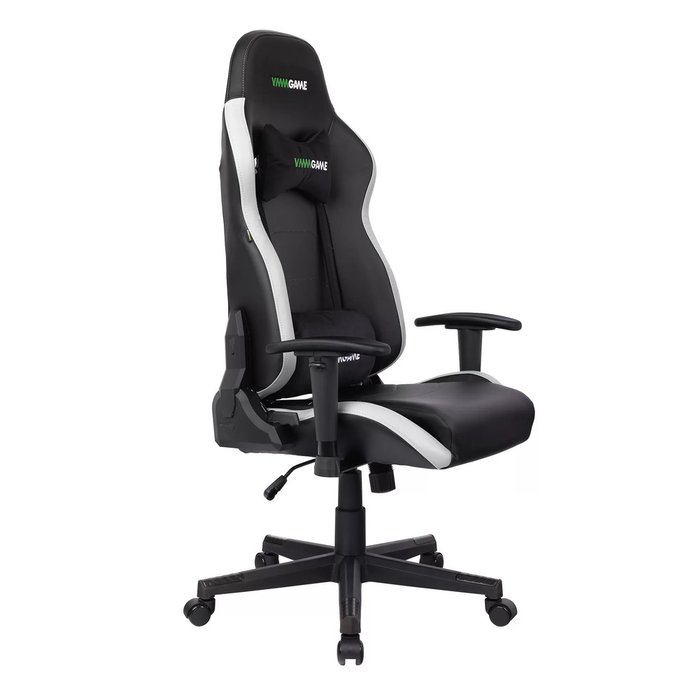 Игровое компьютерное кресло Astral черно-белого цвета  