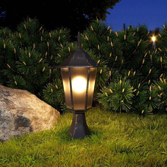 Ландшафтный светильник Claro черное золото  - купить Наземные светильники по цене 1340.0