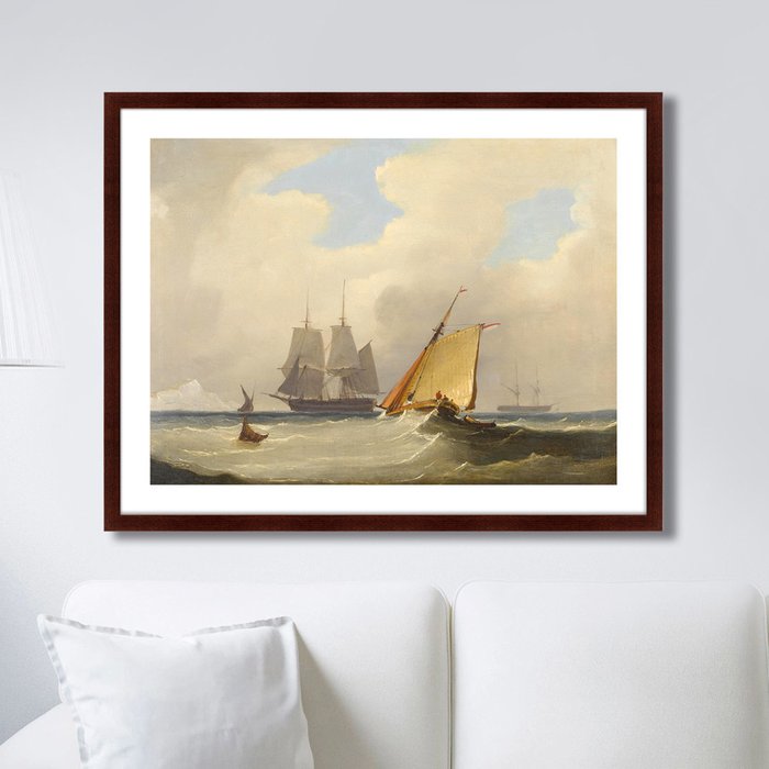 Репродукция картины The sailboat 1829 г.