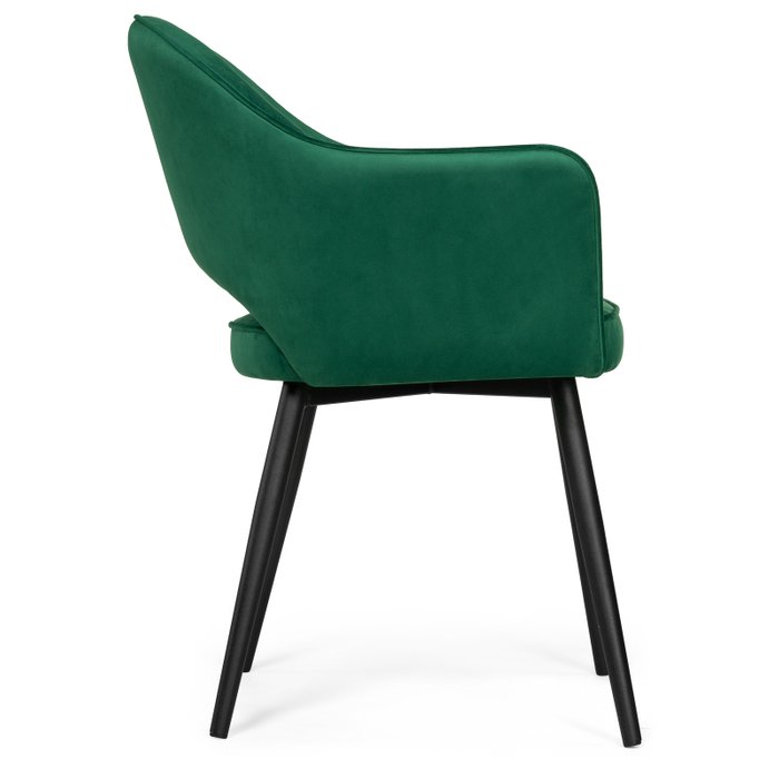 Стул с подлокотниками Ойстер зеленого цвета - лучшие Обеденные стулья в INMYROOM