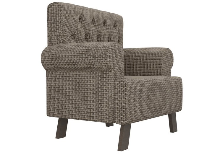 Кресло Хилтон бежево-коричневого цвета - лучшие Интерьерные кресла в INMYROOM