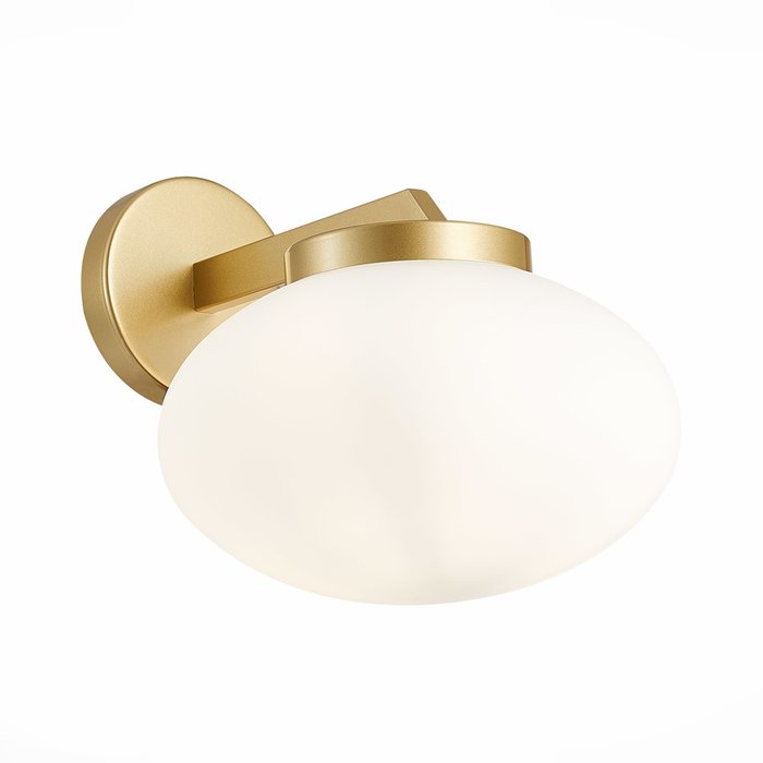 Бра ST-Luce Золотистый/Белый E27 1*40W Modica Бра ST-Luce Золотистый/Белый E27 1*40W Modica