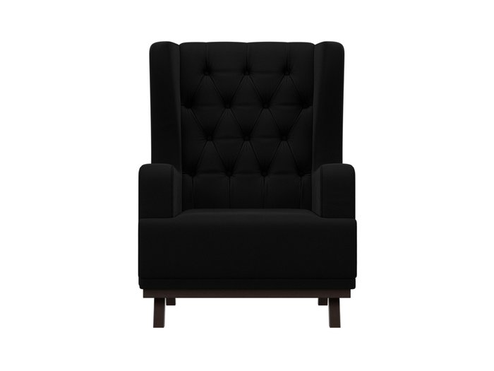 Кресло Джон Люкс черного цвета - купить Интерьерные кресла по цене 21999.0