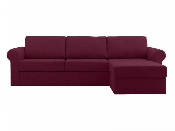 Угловой диван Peterhof бордового цвета