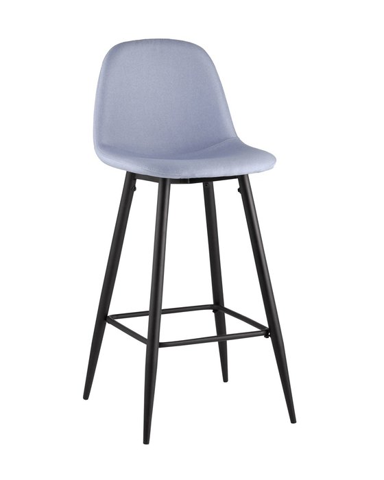 Барный стул Валенсия небесно-голубого цвета