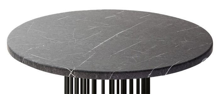 Стол обеденный Patrik серо-черного цвета - лучшие Обеденные столы в INMYROOM