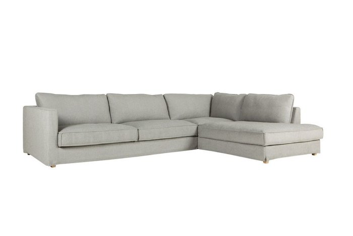 Угловой диван Cloud светло-серого цвета - купить Угловые диваны по цене 401550.0