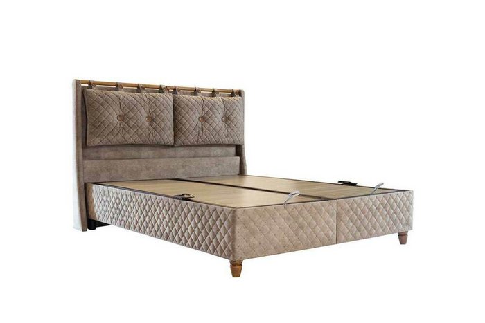 Кровать с подъёмным механизмом Bamboo Sleep 160х200 бежевого цвета
