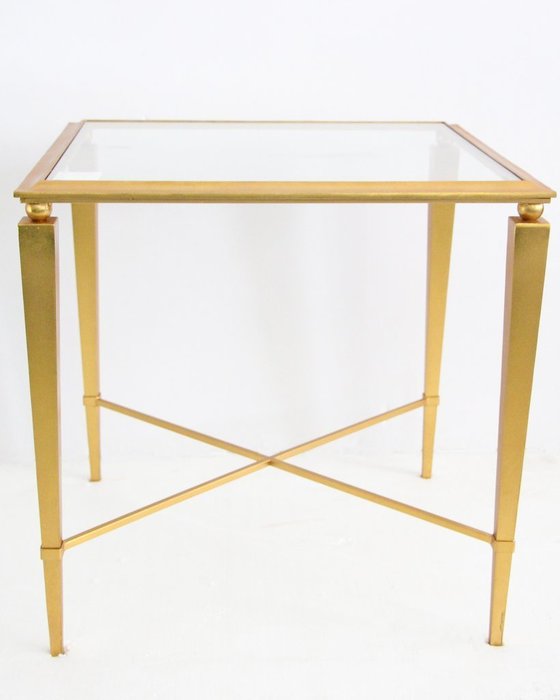 Приставной стол Мауро gold золотого цвета