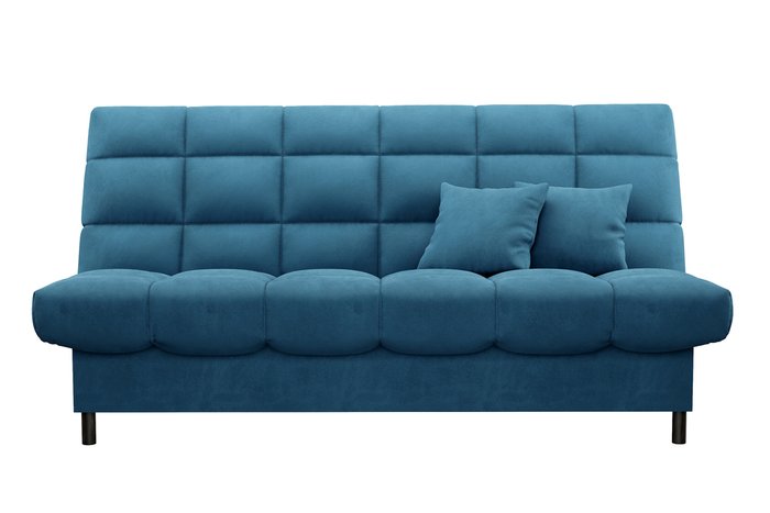 Диван-кровать Юта синего цвета - купить Прямые диваны по цене 32990.0