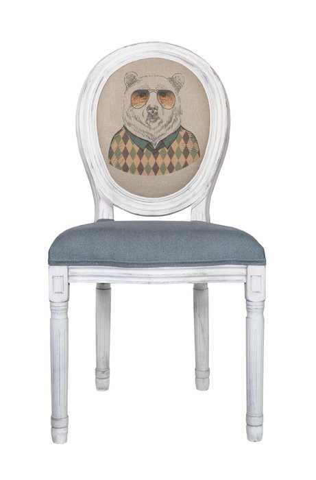 Стул Volker grey bear с каркасом из каучукового дерева - купить Обеденные стулья по цене 25500.0