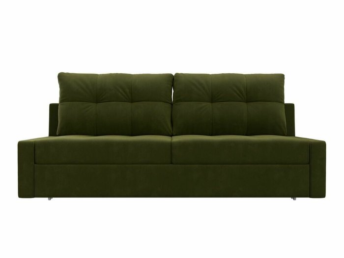Прямой диван-кровать Мартин зеленого цвета - купить Прямые диваны по цене 39999.0