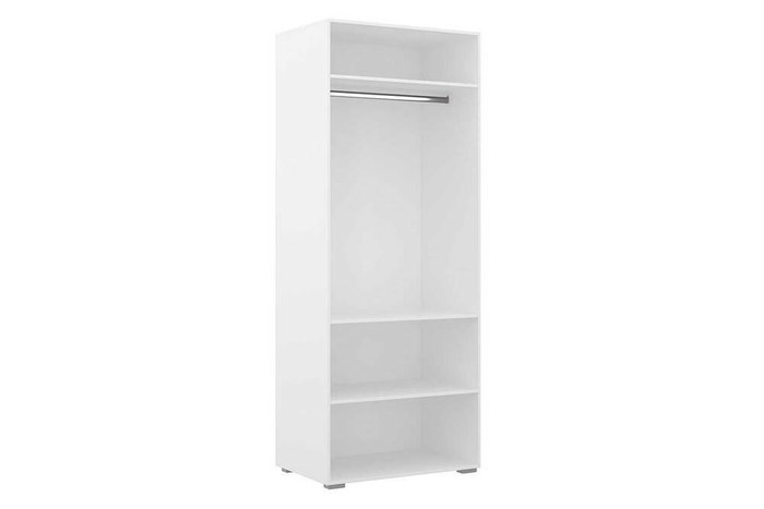 Шкаф двухдверный Нордвик белого цвета - купить Шкафы распашные по цене 25380.0