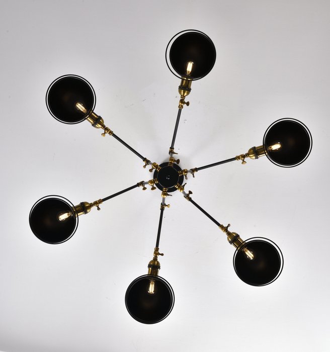 Подвесной светильник Valmonti черного цвета - купить Подвесные люстры по цене 30500.0