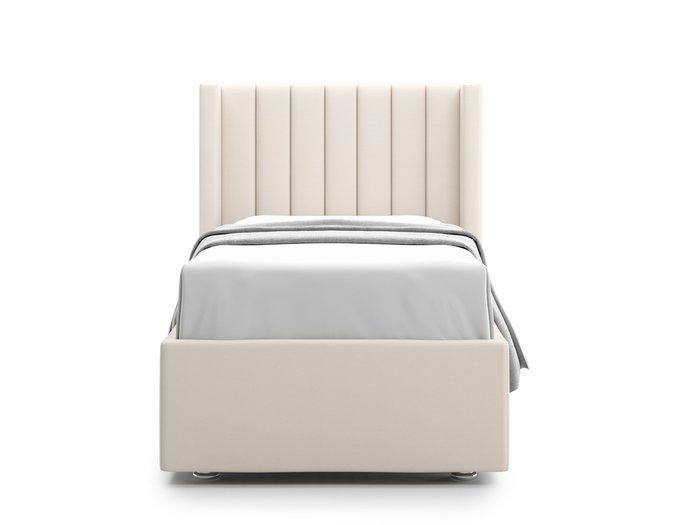 Кровать Premium Mellisa 2 90 светло-бежевого цвета с подъемным механизмом  - купить Кровати для спальни по цене 68300.0