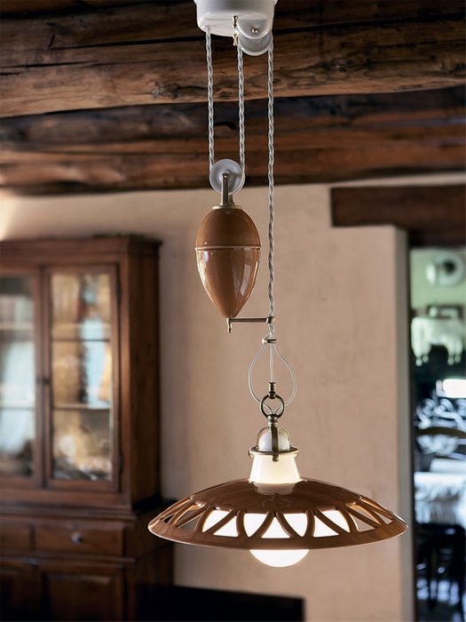 Подвесной светильник Aldo Bernardi LAGUNA из керамики - купить Подвесные светильники по цене 35970.0