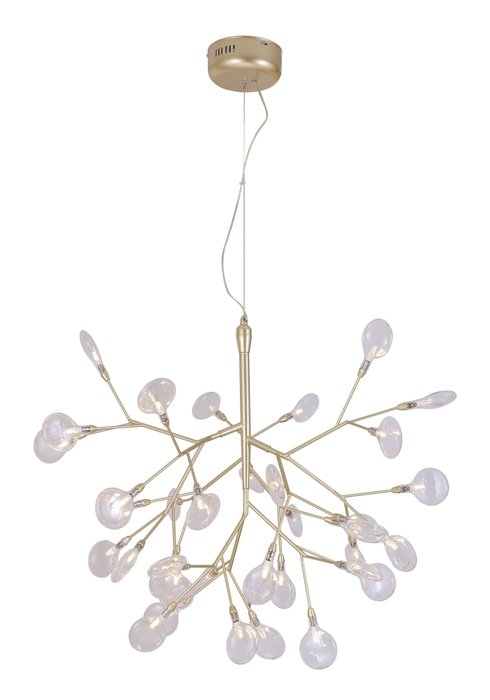 Подвесная люстра EVITA SP36 GOLD/TRANSPARENT (стекло, цвет прозрачный)