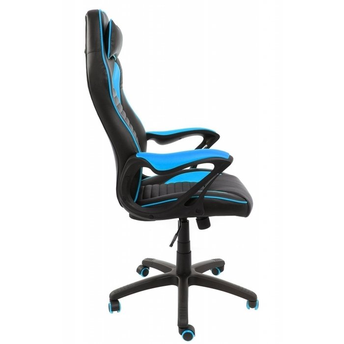 Компьютерное кресло Leon черно-голубого цвета - купить Офисные кресла по цене 14320.0