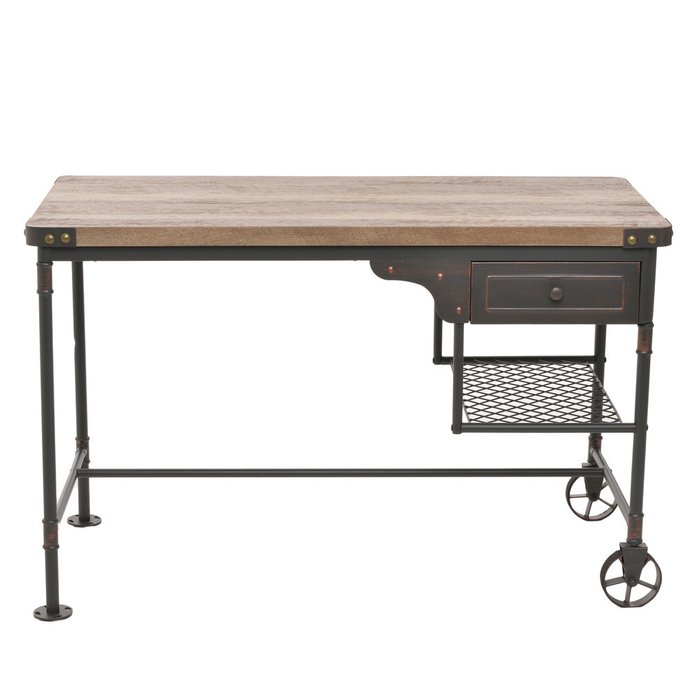 Письменный стол с металлическим основанием  - купить Письменные столы по цене 45180.0
