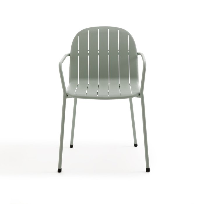 Кресло для столовой садовое из алюминия Kotanne зеленого цвета - лучшие Садовые стулья в INMYROOM