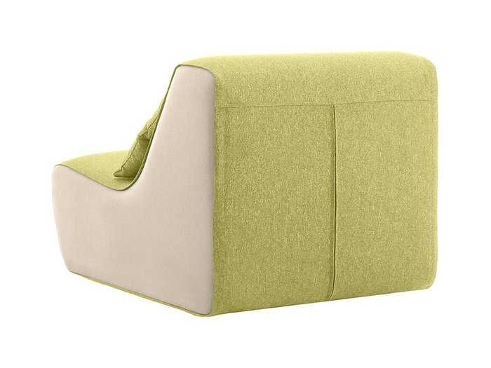 Кресло Neya зелено-бежевого цвета - купить Интерьерные кресла по цене 16790.0