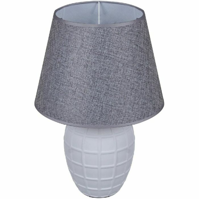 Настольная лампа 98690-0.7-01 (ткань, цвет серый) - купить Настольные лампы по цене 1740.0