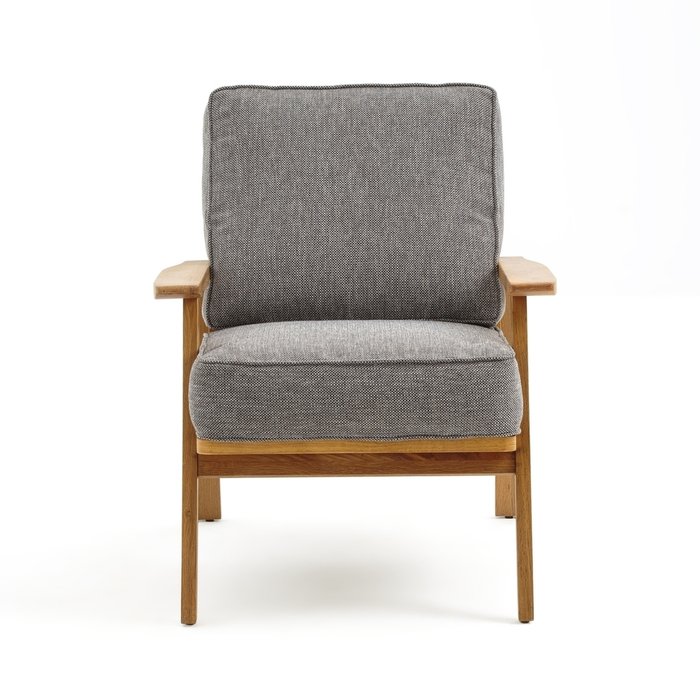 Кресло винтажное Linna серого цвета - купить Интерьерные кресла по цене 46003.0