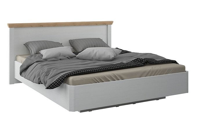Кровать Магнум 160х200 белого цвета - купить Кровати для спальни по цене 38390.0