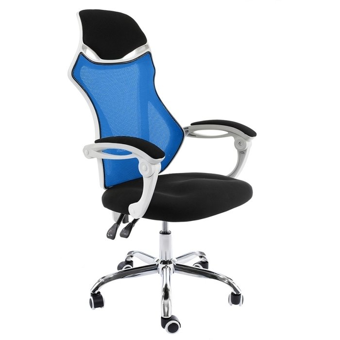Компьютерное кресло Armor черно-голубого цвета