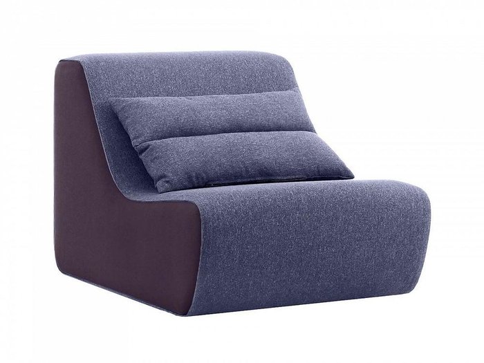 Кресло Neya серо-синего цвета