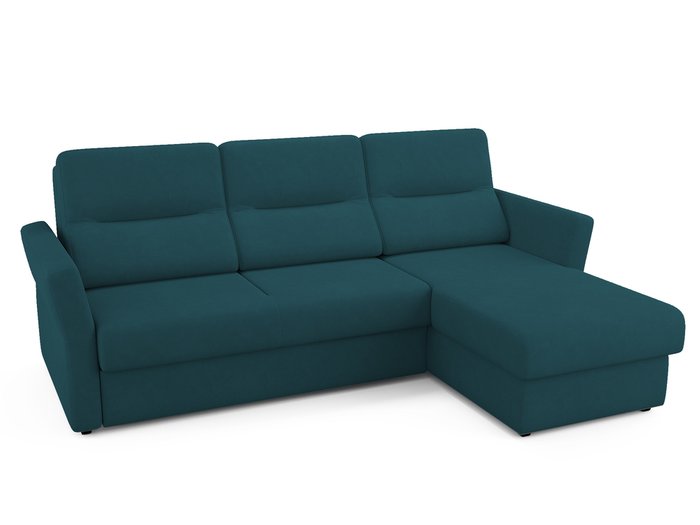 Угловой диван-кровать Sonny сине-зеленого цвета - купить Угловые диваны по цене 91800.0