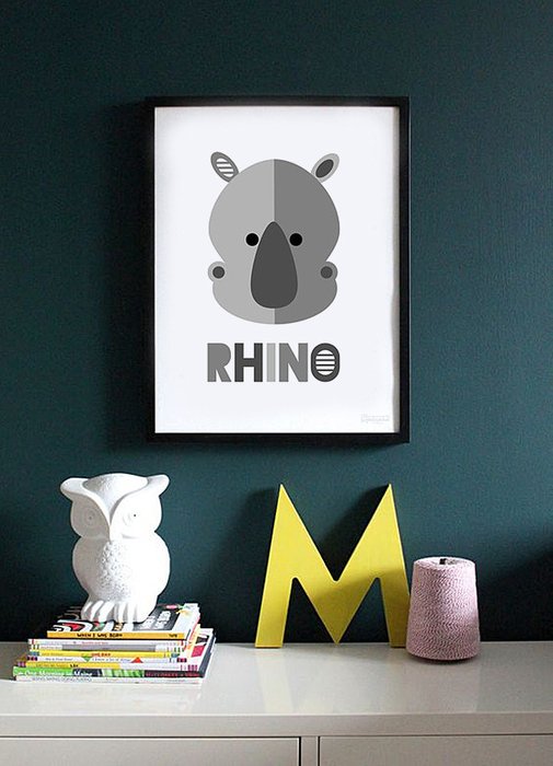 Постер "Rhino" - купить Принты по цене 1750 Постер "Rhino" - купить Принты по цене 1750