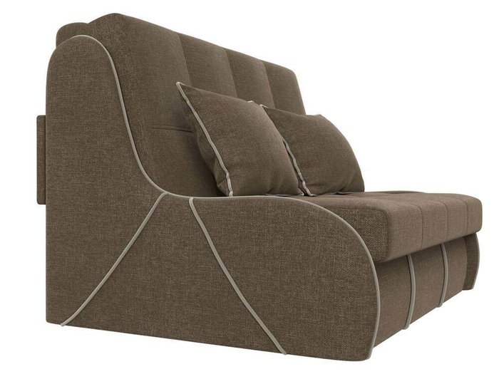 Прямой диван-кровать Риттэр коричневого цвета - лучшие Прямые диваны в INMYROOM