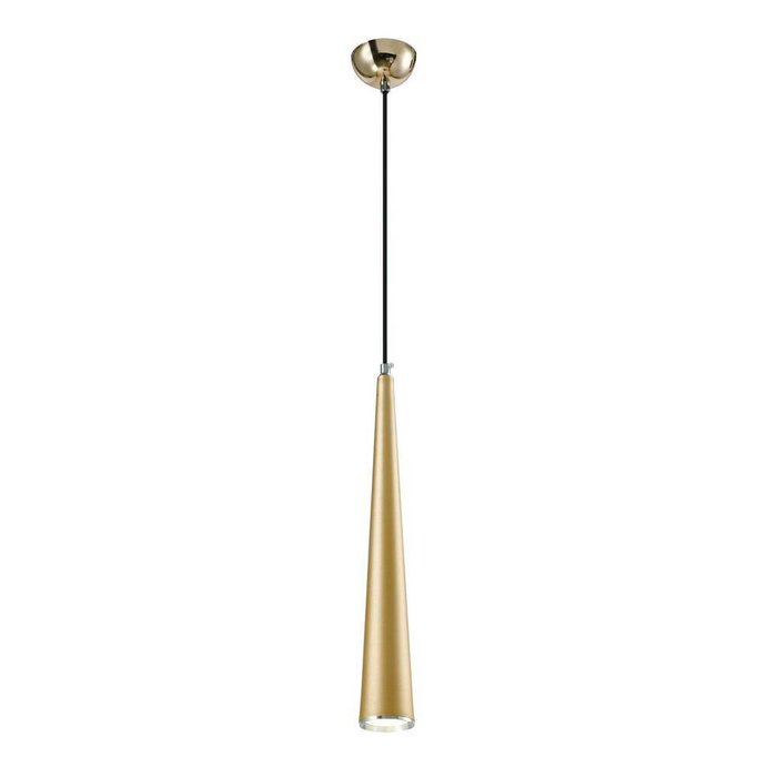 Светодиодный подвесной светильник Epoch золотого цвета - лучшие Подвесные светильники в INMYROOM