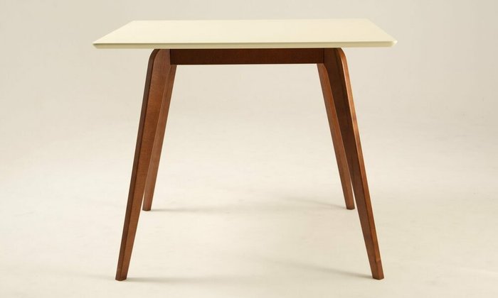 Обеденный стол Arki М 90 коричнево-бежевого цвета - купить Обеденные столы по цене 19490.0