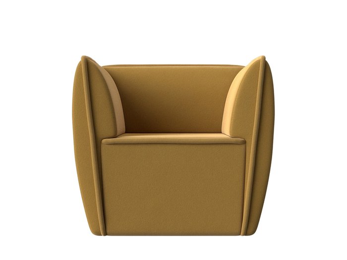 Кресло Бергамо желтого цвета - купить Интерьерные кресла по цене 21999.0