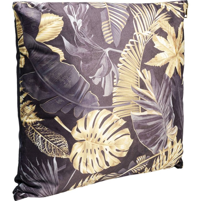Подушка Autumn черно-золотого цвета - купить Декоративные подушки по цене 6240.0