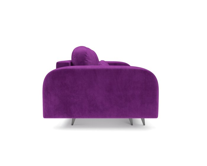 Прямой диван-кровать Цюрих фиолетового цвета - лучшие Прямые диваны в INMYROOM