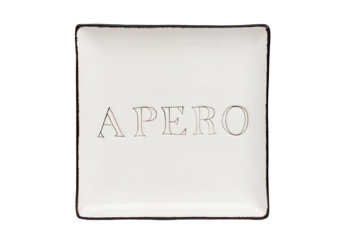 Декоративное блюдо Apero White - купить Подносы по цене 500