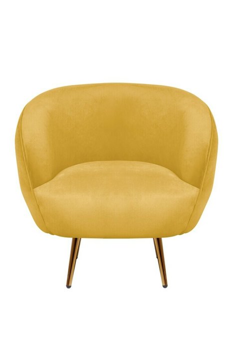 Кресло Benee желтого цвета - купить Интерьерные кресла по цене 25000